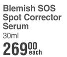 Acne Solutions Dermaceutics Blemish SOS Spot Corrector Serum-30ml Each
