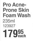 Cetaphil Pro Acne Prone Skin Foam Wash-235ml Each