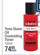 Young Solution Tone Down Oil Controlling Toner-100ml Each