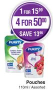 Purity Pouches Assorted-110ml