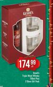 Grant's Triple Wood Whisky 750ml With 2 Glasses In Gift Pack-Per Pack