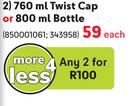 Addis 760ml Twist Cap Or 800ml Bottle-Each 