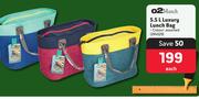 O2 Munch 5.5Ltr Luxury Lunch Bag 284529-Each