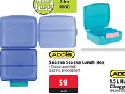 Addis Snacka Stacka Lunch Box-For 2