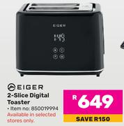 Eiger 2 Slice Digital Toaster