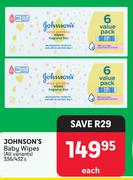 Johnson's Baby Wipes (All Variants)-336/432's Each