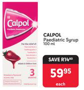 Calpol Paediatric Syrup-100ml Each