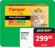 Pamper Wet Cat Food-48 x 85g Each