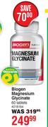 Biogen Magnesium Glycinate 60 Tablets