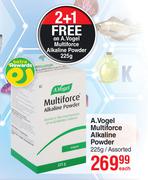 A.Vogel Multiforce Alkaline Powder Assorted-225g Each