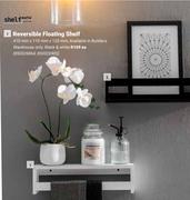 Shelfmate Reversible Floating Shelf-410mm x 110mm x 120mm Each