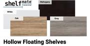 Shelfmate Hollow Floating Shelves-600mm x 250mm x 38mm