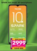 Tecno Spark 10C 64GB 4G Smartphone-Each