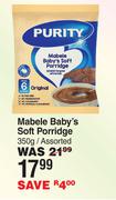 Purity Mabele Baby's Soft Porridge Assorted -350g 