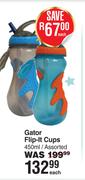Gator Flip-It Cups Assorted-450ml Each