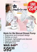 Tommee Tippee Made For Me Manual Breast Pump