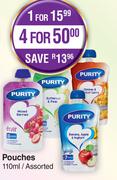 Purity Pouches Assorted-For 1 x 110ml