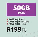 Red Hot Deals 50GB Data