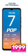 Tecno Pop 7 Smartphone-Each