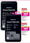 2 x Vodacom Smart Tab 8 Tablet-On 2GB LTE Starter Pack (36 Months)