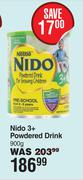Nestle Nido 3+ Powered Drink-900g