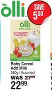 Olli Baby Cereal Add Milk-250g