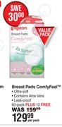 Pigeon Breast Pads Comfy Feel 60 Pack Plus 12 Free-Per Pack