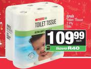 Spar Toilet Tissue 2 Ply-18s Pack