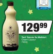 Tant's Sannie Se Melktert Cream Liqueur-750ml