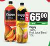 Cappy 100% Fruit Juice Blend-For 2 x 1.5L