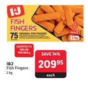 I&J Fish Fingers-2Kg Each