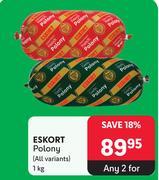 Eskort Polony (All Variants)-For Any 2 x 1Kg