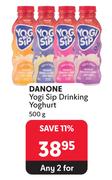 Danone Yogi Sip Drinking Yoghurt-For Any 2 x 500g