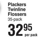 Plackers Twinline Flossers 35 Pack-Per Pack