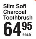 Colgate Slim Soft Charcoal Toothbrush-Each