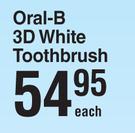 Oral-B 3D White Toothbrush-Each