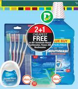 Dentalmate Toothbrushes Plus Caps 5 Pack-Per Pack