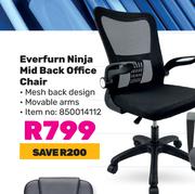 Everfurn Ninja Mid Back Office Chair