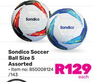 Sondico Soccer Ball Size 5 Assorted-Each