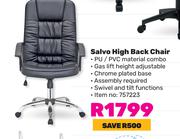 Salvo High Back Chair 