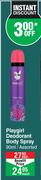 Playgirl Deodorant Body Spray Assorted-90ml Each
