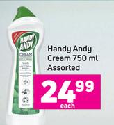 Handy Andy Cream Assorted-750ml Each