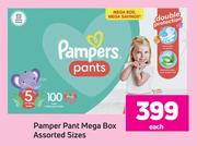 Pampers Pant Mega Box Assorted Sizes-Each