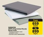 Sheraton 200TC Poly Cotton Percale Duvet Cover (Double)