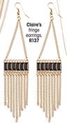 Clair's Fringe Earrings