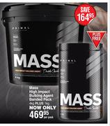Primal Mass High Impact Bulking Agent Banded Pack 4Kg Plus 1Kg-Per Pack