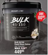 Biogen Bulk 45/150 Rapid Mass Gainer Assorted-4Kg