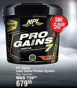 NPL Pro Gains Lean Gainer Protein System Assorted-4Kg