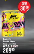 Anarchy Pre Workout Assorted-160g