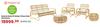 Naterial Bellis PE Wicker 5 Piece Patio Set Natural